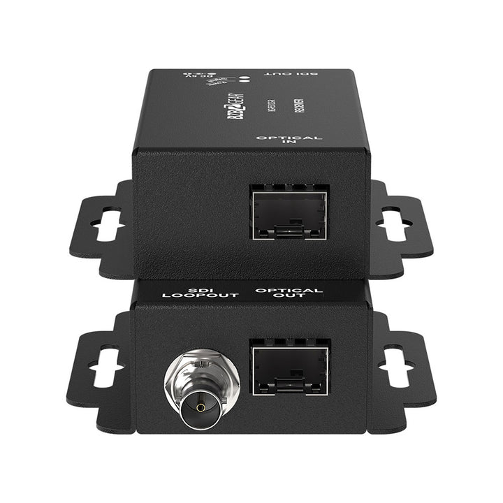 BZBGEAR - 12G/6G/3G/HD/SD-SDI over Single mode SFP-type Fiber Optic Extender