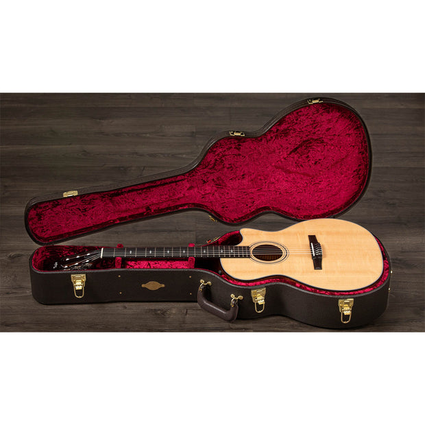 Taylor Guitars 314ce-N, West African Crelicam Ebony Fretboard, ES-N ® Electronics, Venetian Cutaway with Taylor Deluxe Hardshell Brown Case