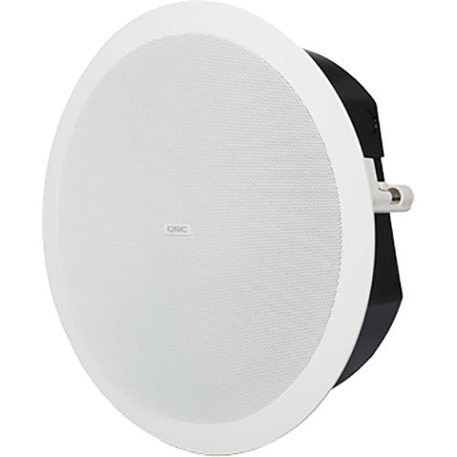 QSC AcousticDesign 6.5'' 2-Way, Low-Profile Ceiling Loudspeaker (Pair, White)