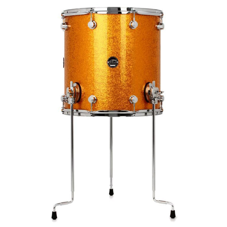 DW Performance Series Floor Tom 16x16 Finish Ply - Gold Sparkle