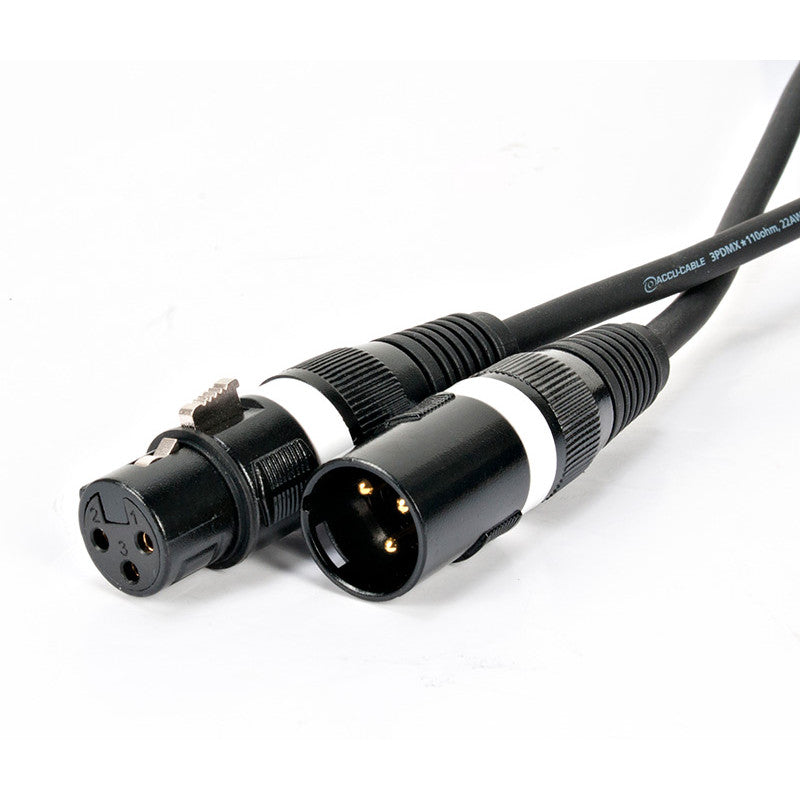 Accu-Cable Standard 3-Pin DMX Cable 50 Feet