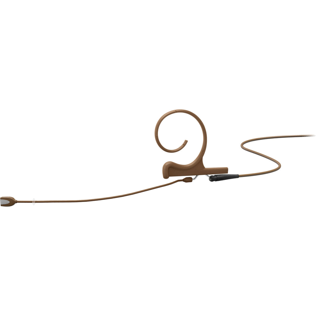 DPA Microphones d:fine Core 4166 Slim Omni Flex Earset Mic, 90mm Boom with MicroDot - Brown