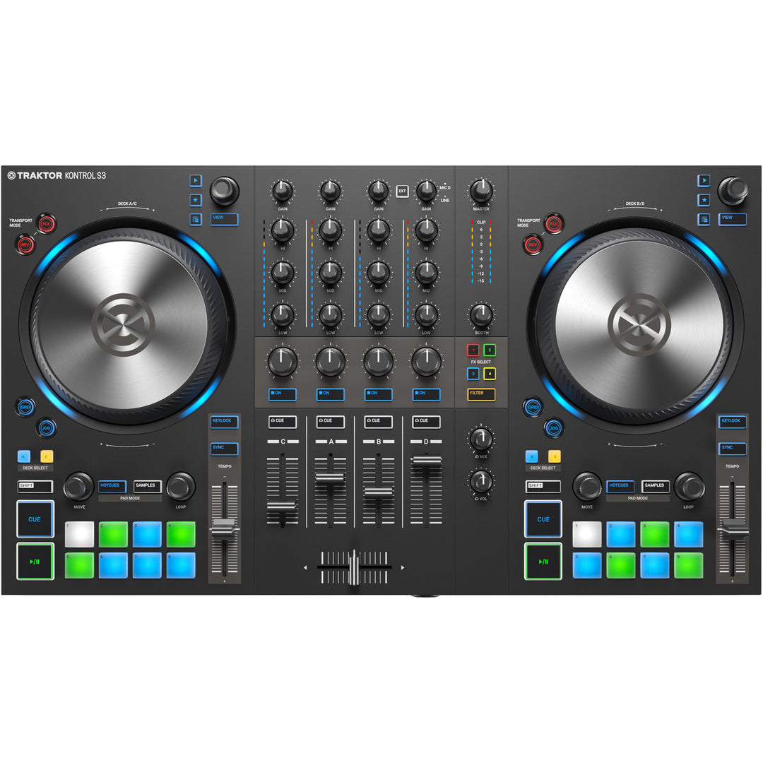 Native Instruments Traktor Kontrol S3 Essential 4-Channel DJ Controller