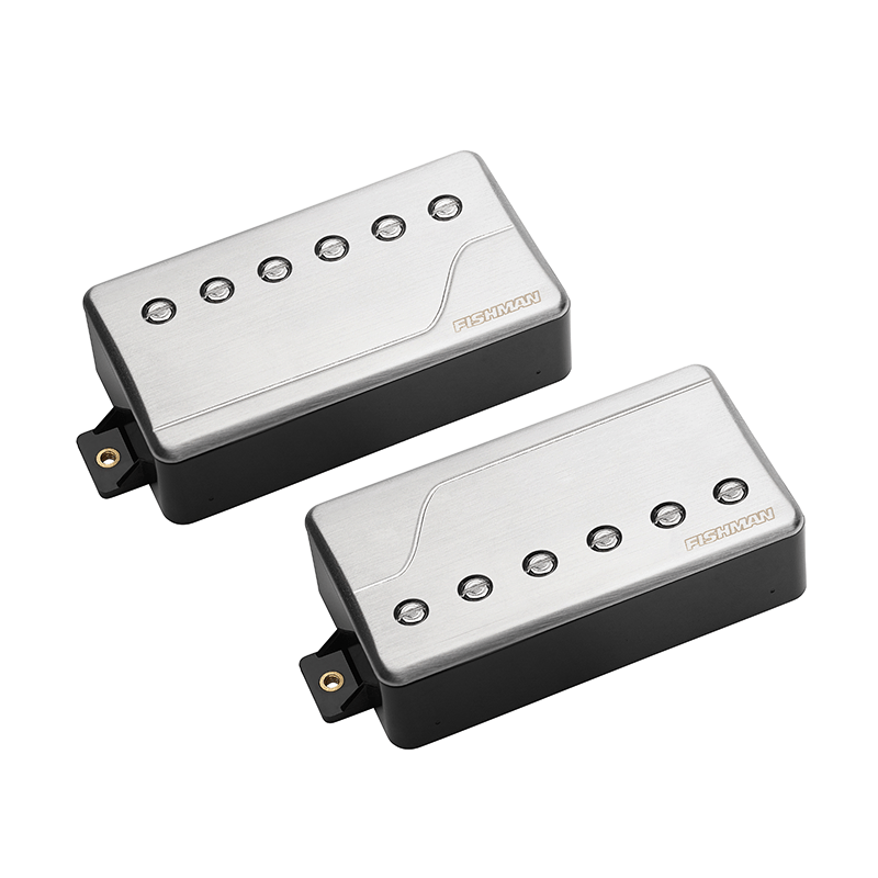 Fishman PRF-CHB-SR2 Fluence Classic Humbucker Pickup Set, Brushed Stainless