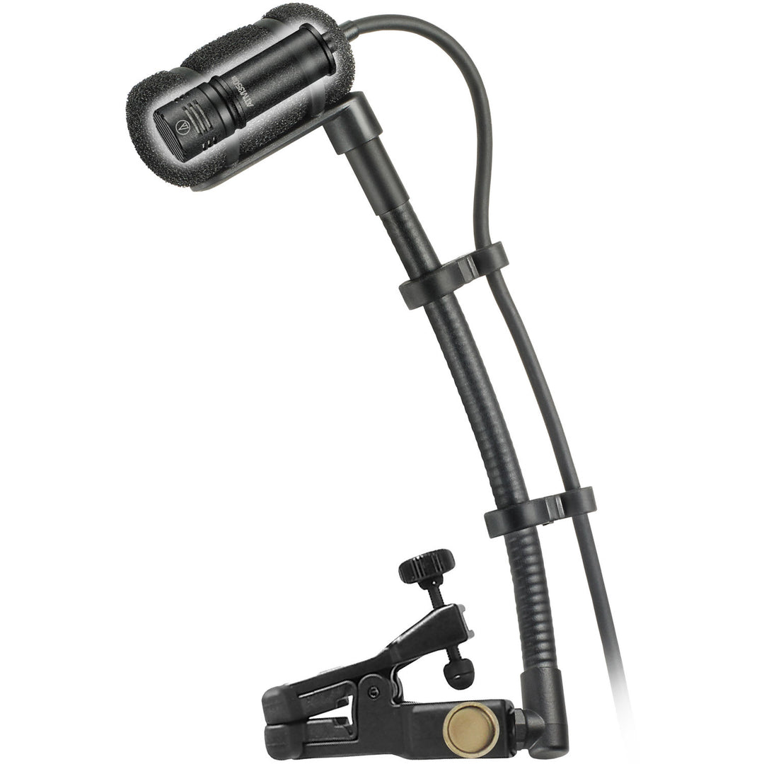 Audio-Technica ATM350 Cardioid Condenser Instrument Microphone 5” Gooseneck w/ Universal Mount