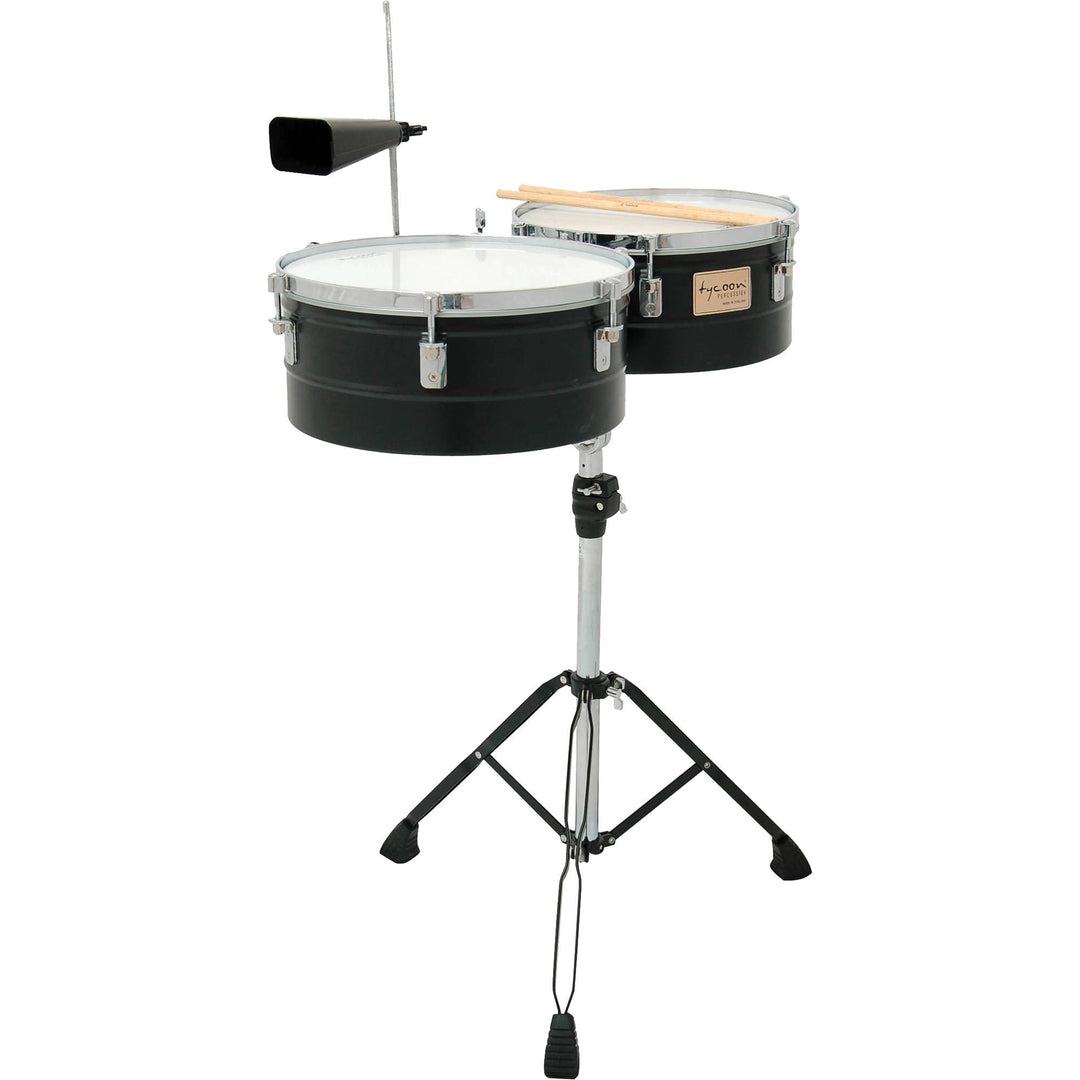 Tycoon TTI-1314 B - Timbales 13/14 Bk w/Access