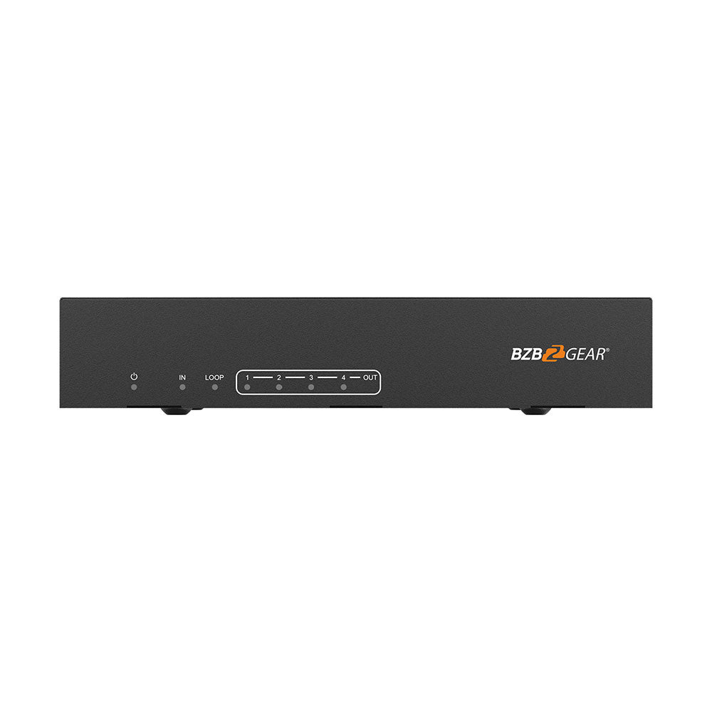 BZBGEAR - 1x8 4K UHD 18Gbps HDMI HDBaset Splitter/Distribution Amplifier over Category Cable (Kit, Includes 8x RX)