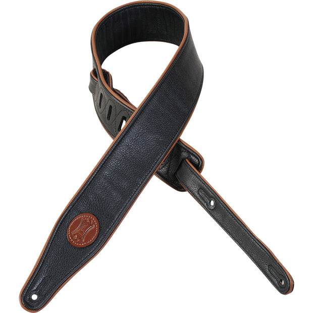 Levy's MSS17-BLK Garment Leather Guitar Straps