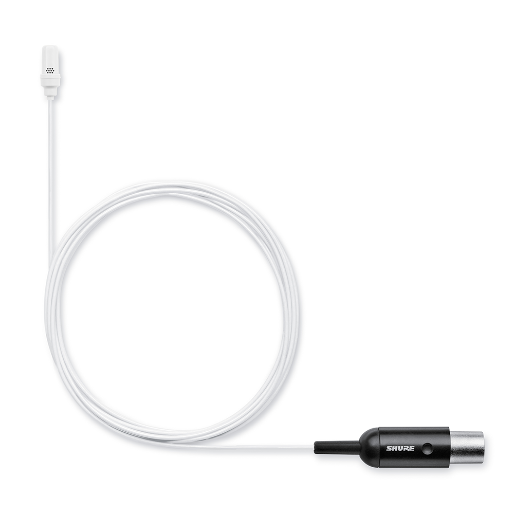 Shure UL4 Cardioid Lavalier microphone with TQG connector - White