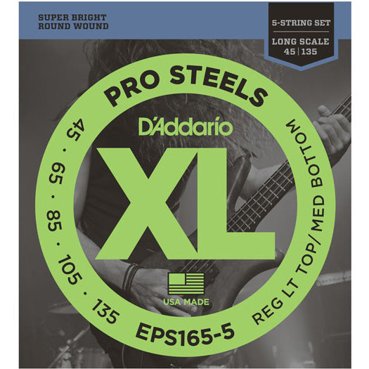 D'Addario EPS165-5 - SET BASS PROST 45-135 LNG 5STR