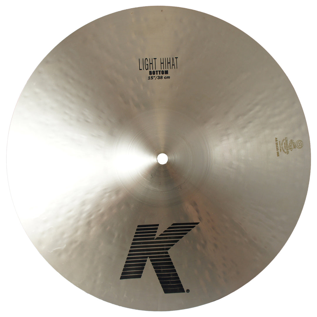 Zildjian K0925 - 15'' K  Light HiHat Bottom Only