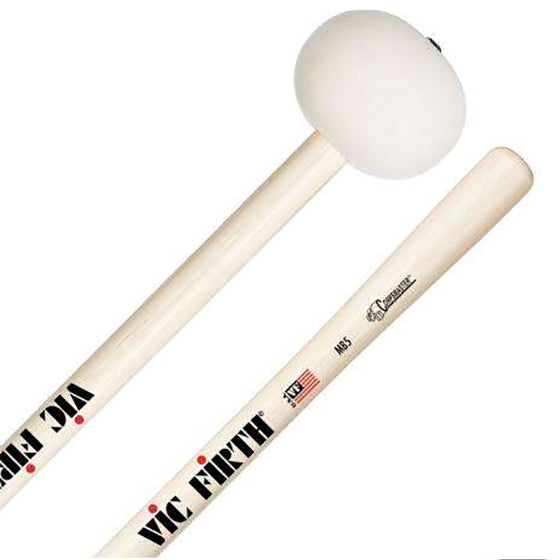 Vic Firth MB5H Corpsmaster Bass Mallets- XX Large Head, Hard Mallet
