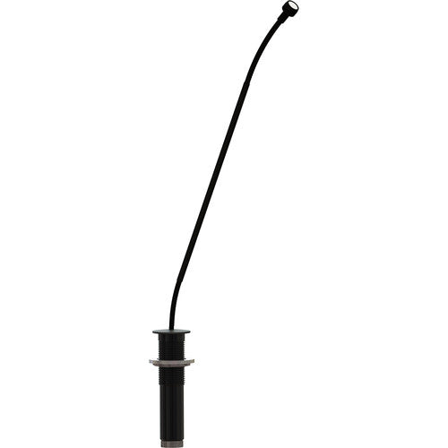 Earthworks IMR12-B - Cardioid Installation Microphone With 12'' Rigid Center Gooseneck, Black - 150Hz-30Khz