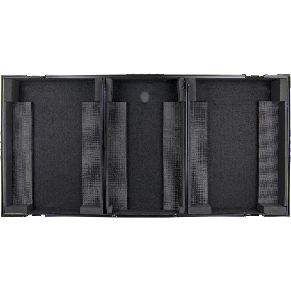 Odyssey FZGSRANE1272W Flight Zone Glide Style DJ Coffin Case for Rane Twelve and Seventy-Two - Black Label
