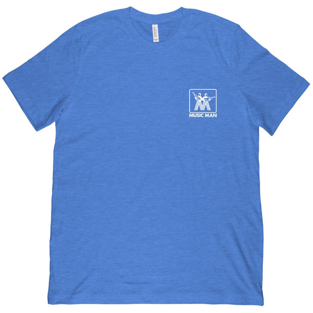 Ernie Ball Music Man Vintage Logo Blue T-Shirt