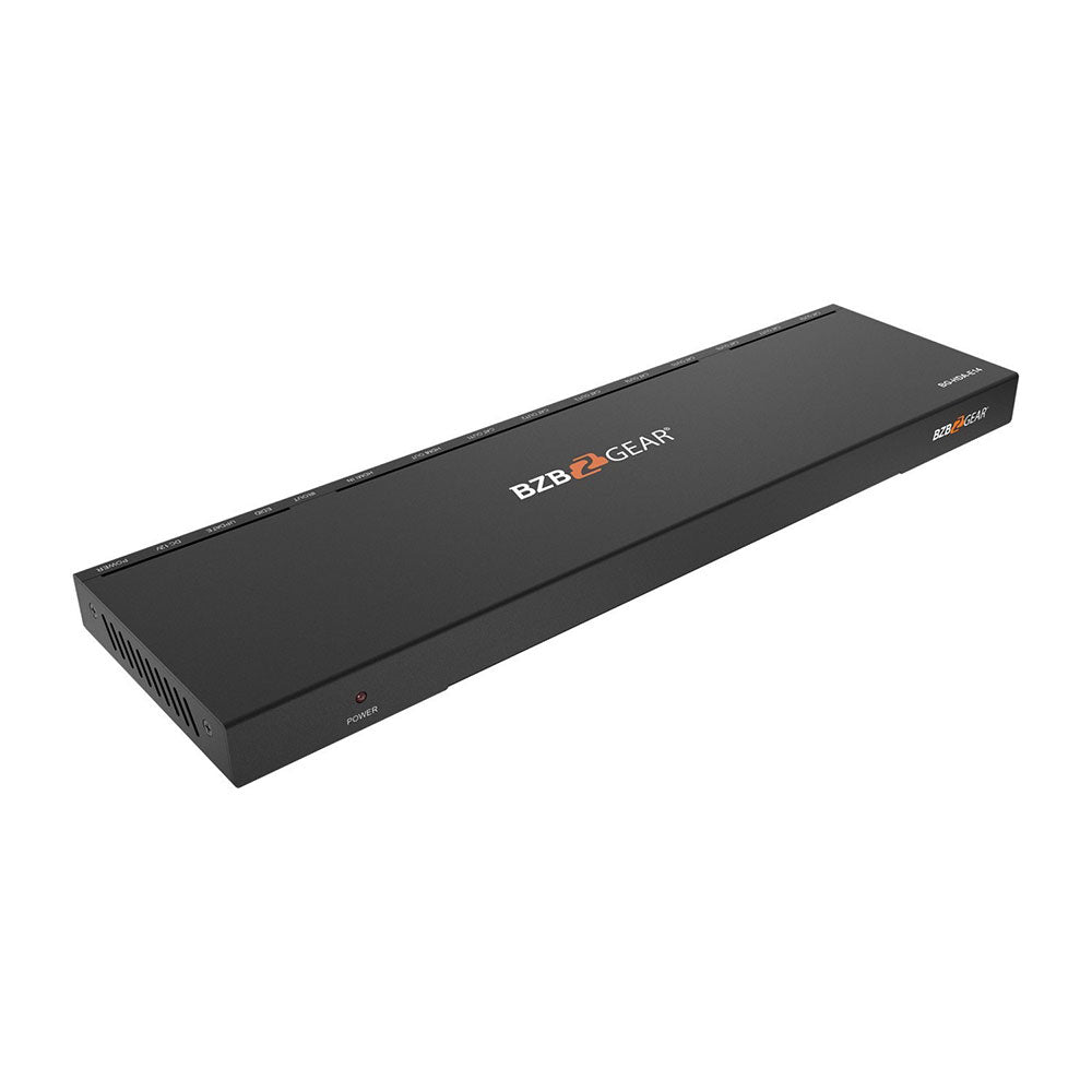 BZBGEAR - 1X8 1080P/4K30 HDMI Splitter/Distribution Amplifier up to 230ft over Category Cable