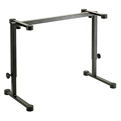 K&M 18810 Table-Style Keyboard Stand - Omega (Black)