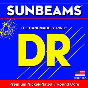 DR Strings NLR5-40 (Light 5's) - SUNBEAM  - Nickel Plated Bass: 40, 60, 80, 100, 120