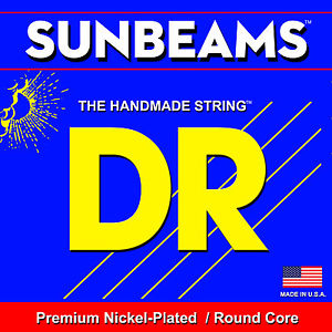 DR Strings SNMR5-45 (Medium 5's) - SUNBEAM  - Nickel Plated Bass: 45, 65, 85, 105, 125