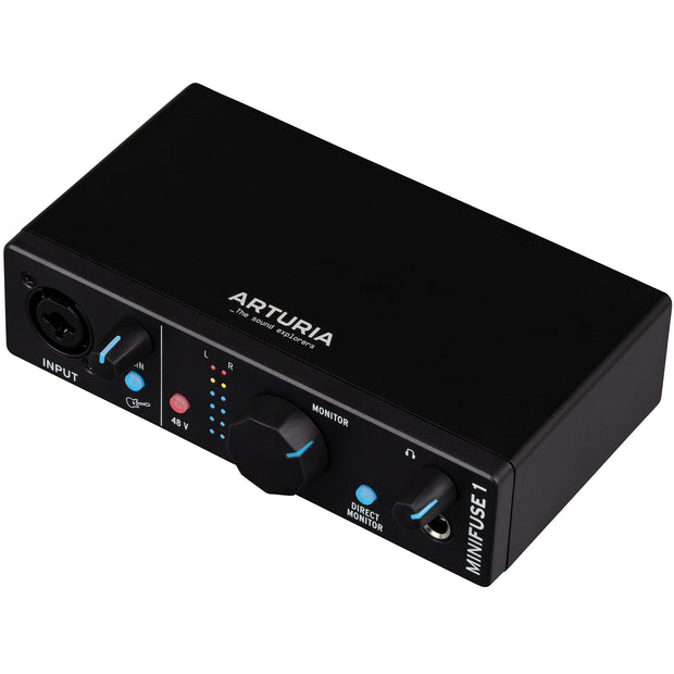 Arturia MiniFuse 1 Portable 1-Channel USB Audio Interface - Black
