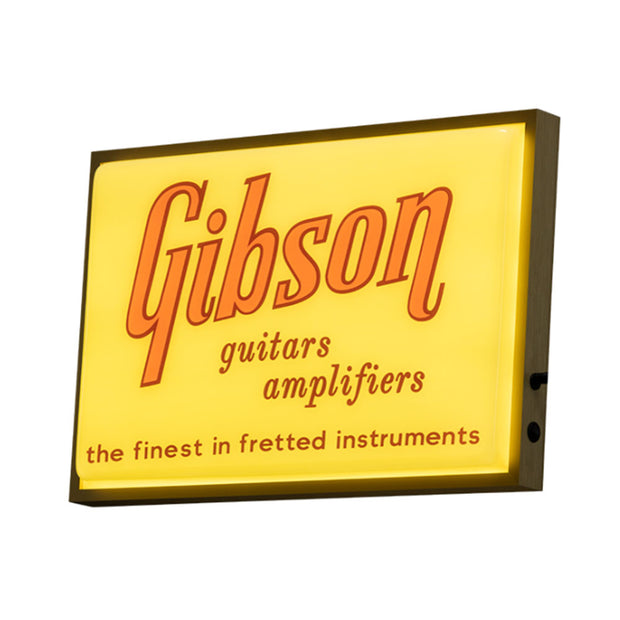 Gibson Vintage Lighted Sign - Guitars & Amplifiers