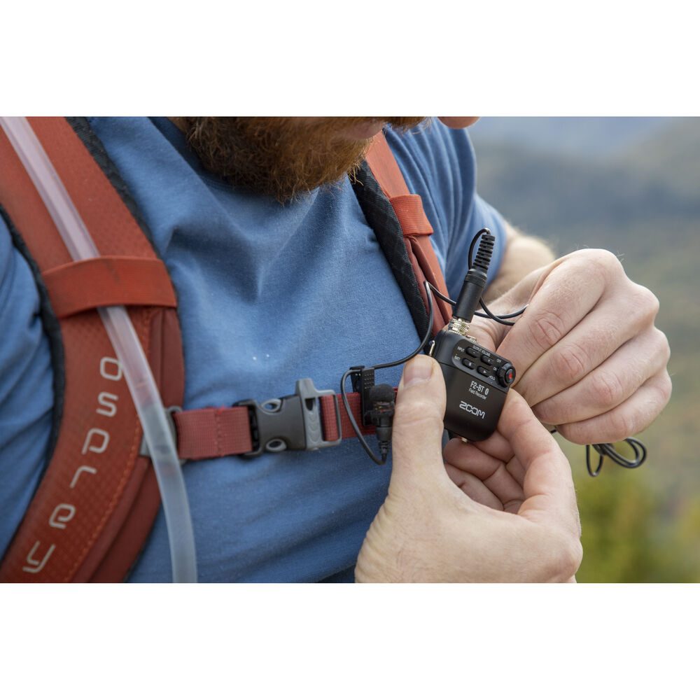Zoom F2-BT Ultracompact Bluetooth-Enabled Portable Field Recorder with Lavalier Microphone