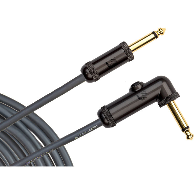 D'Addario PW-AGRA-10 - 10' CRCBRKR 1/4'' INST CBL RA