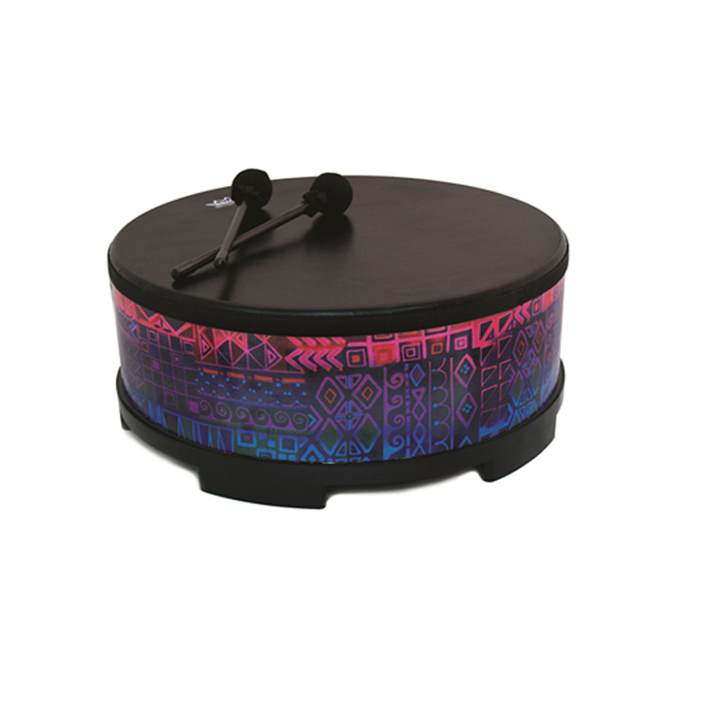 Remo E3-5818-17 - Gathering Drum, 18''X6.5'' Rainbow Fabric
