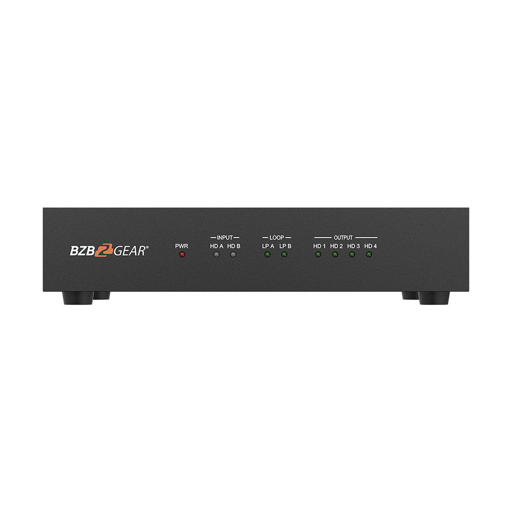 BZBGEAR - 4K UHD HDMI 2.0 2x2 Video Wall Processor with HDCP 2.2 and IP/RS232 Control