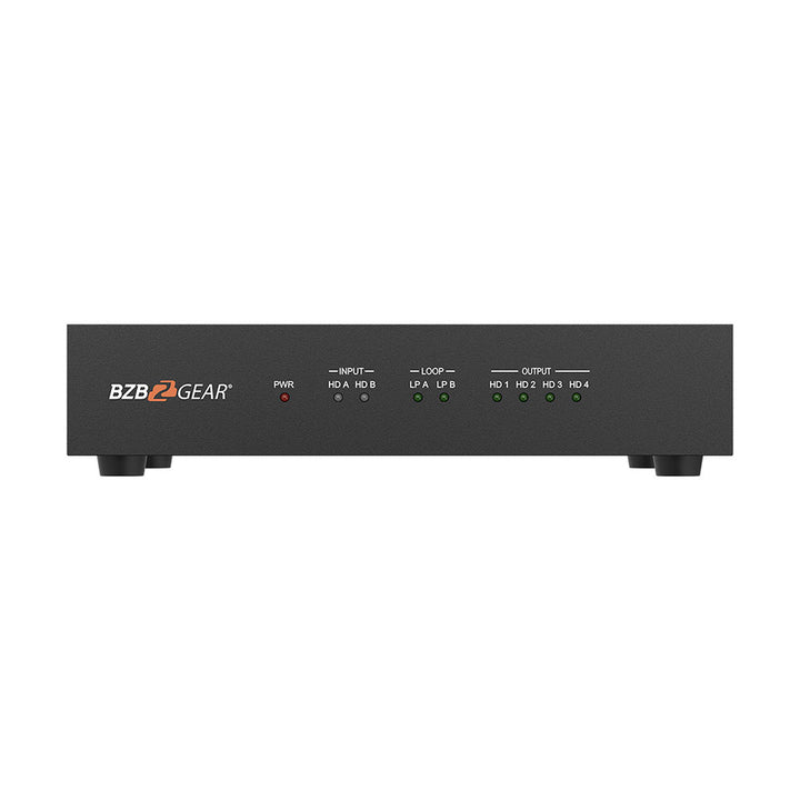 BZBGEAR - 4K UHD HDMI 2.0 2x2 Video Wall Processor with HDCP 2.2 and IP/RS232 Control
