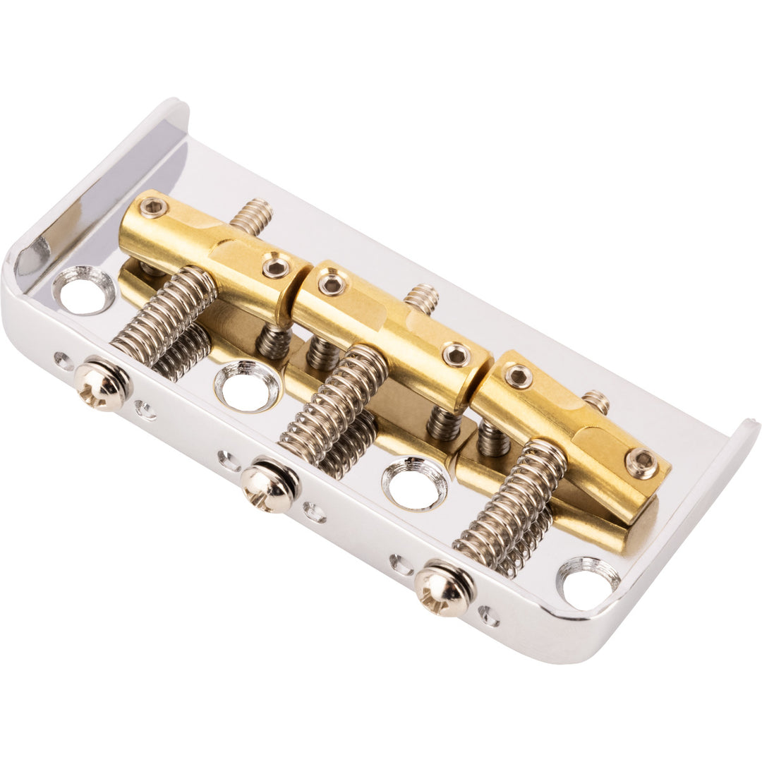Fender 3-Saddle Custom ''Cut-Off'' Vintage-Style Tele Bridge with Compensated Brass Saddles