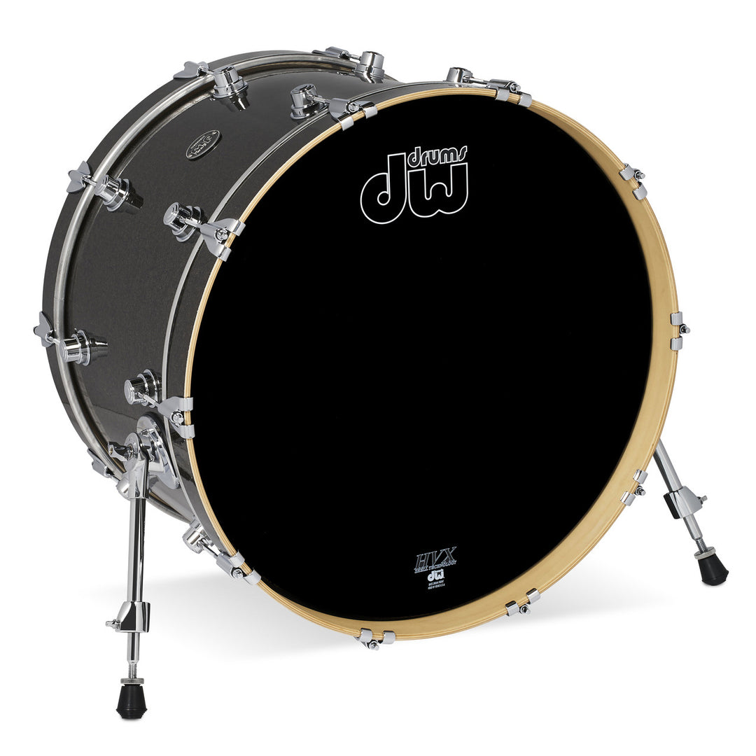 DW Performance Series Bass Drum 14x22 Finish Ply - Pewter Sparkle