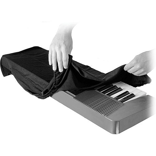 On-Stage KDA7061B - Keyboard Dustcover - for 61-76 Note Keyboards (Black)