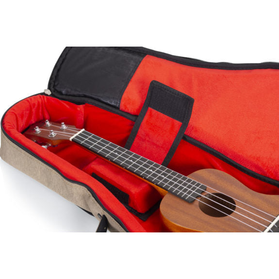 Gator GT-UKE-CON-TAN Transit Bag for Concerto Ukulele - Tan