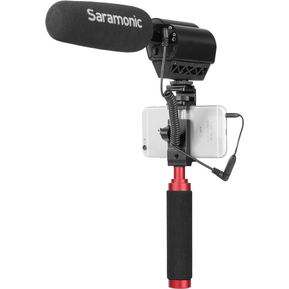 Saramonic SR-UC201 3.5mm TRS Female to 3.5mm TRRS Male Adapter Cable for Smartphones - 3”