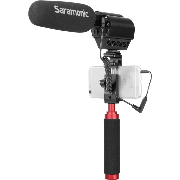 Saramonic SR-UC201 3.5mm TRS Female to 3.5mm TRRS Male Adapter Cable for Smartphones - 3”