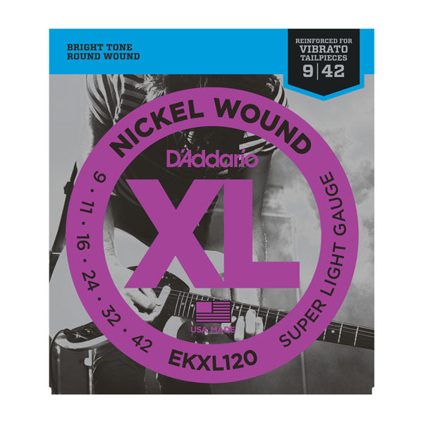 D'Addario EKXL120 - SET ELEC GTR XL SUP LITE TREM