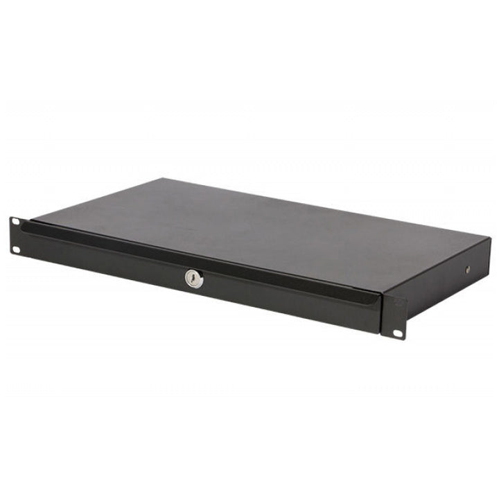 On-Stage RDLS1000 1U Locking Rack Drawer - Shallow