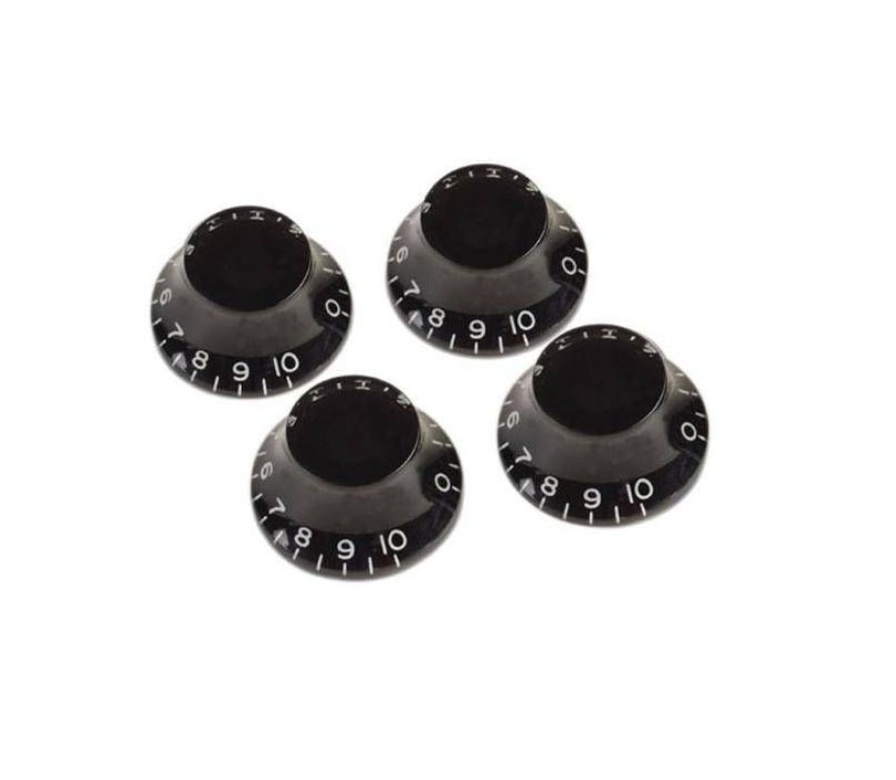 Gibson Plain Top Hat Knob Set - black