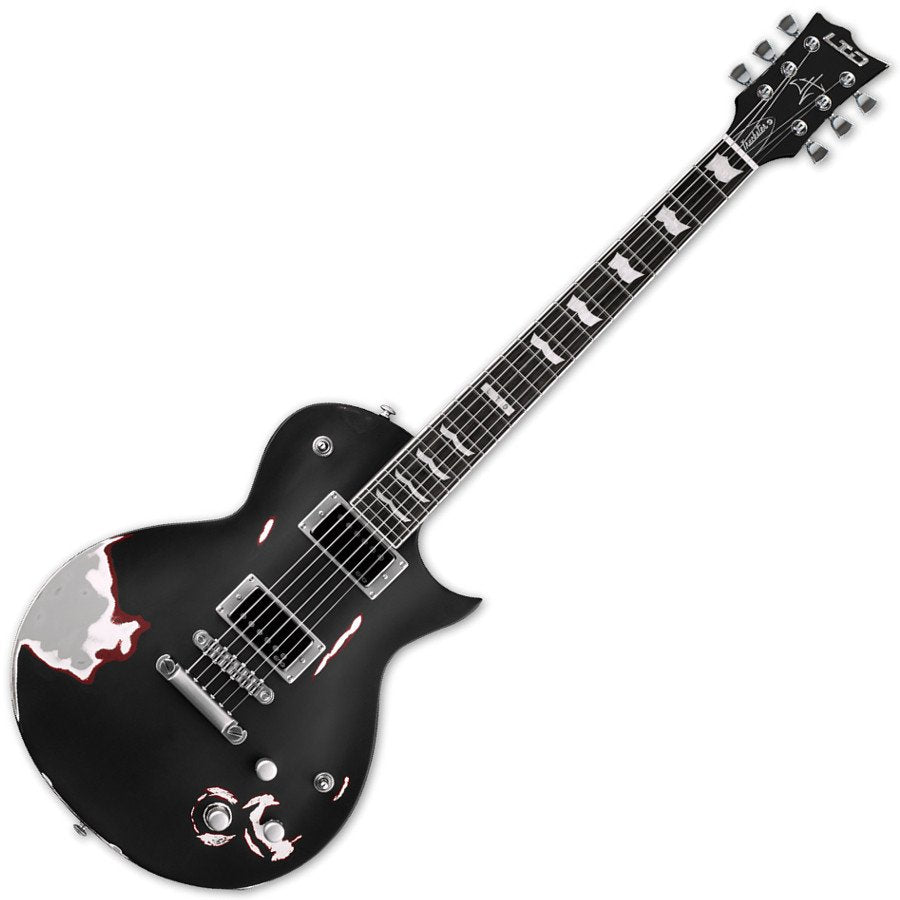 ESP LTD JAMES HETFIELD TRUCKSTER Electric Guitar (Black Satin)