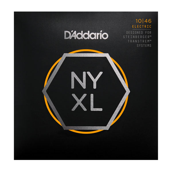 D'Addario NYXLS1046 NYXL Electric Guitar Strings - Double Ball End Regular Light Set (10-46)