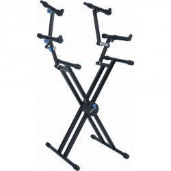 Quiklok QL723 ProSeries double braced 3 tier X-style keyboard stand