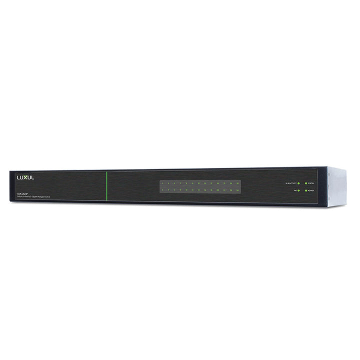 BZBGEAR - 26-port/24 PoE+ Gigabit Managed Switch Preconfigured for BG VOP Series