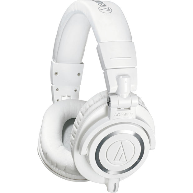 Audio-Technica ATH-M50x Closed-Back Dynamic Monitor Headphones - White