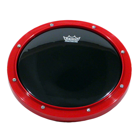 Remo Asia RT-0010-58 - 10''Practice Pad, Red, EBONY Hd