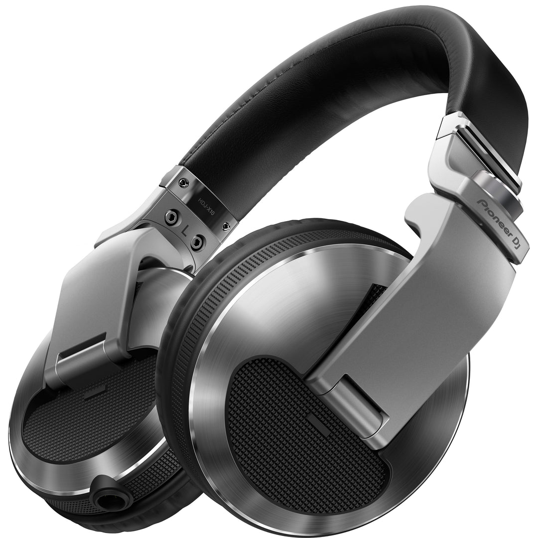Pioneer DJ HDJ-X10 Flagship Professional Over-Ear DJ Headphones - Silver