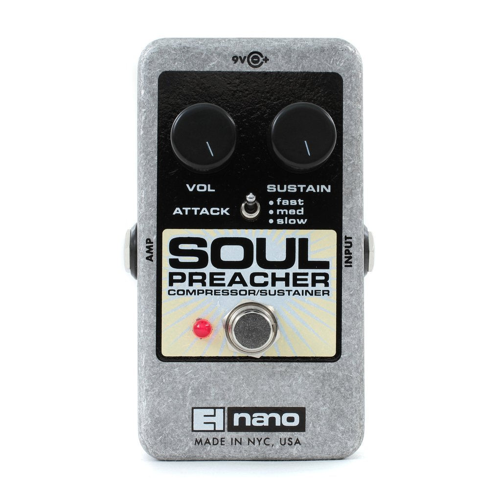 Electro-Harmonix SOUL PREACHER Compressor / Sustainer Pedal