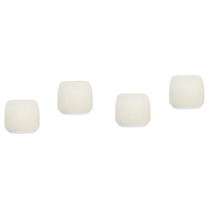 Shure ACVO4WS Snap-Fit Microphone Windscreens for Centraverse CVO Overhead (4-Pack) White