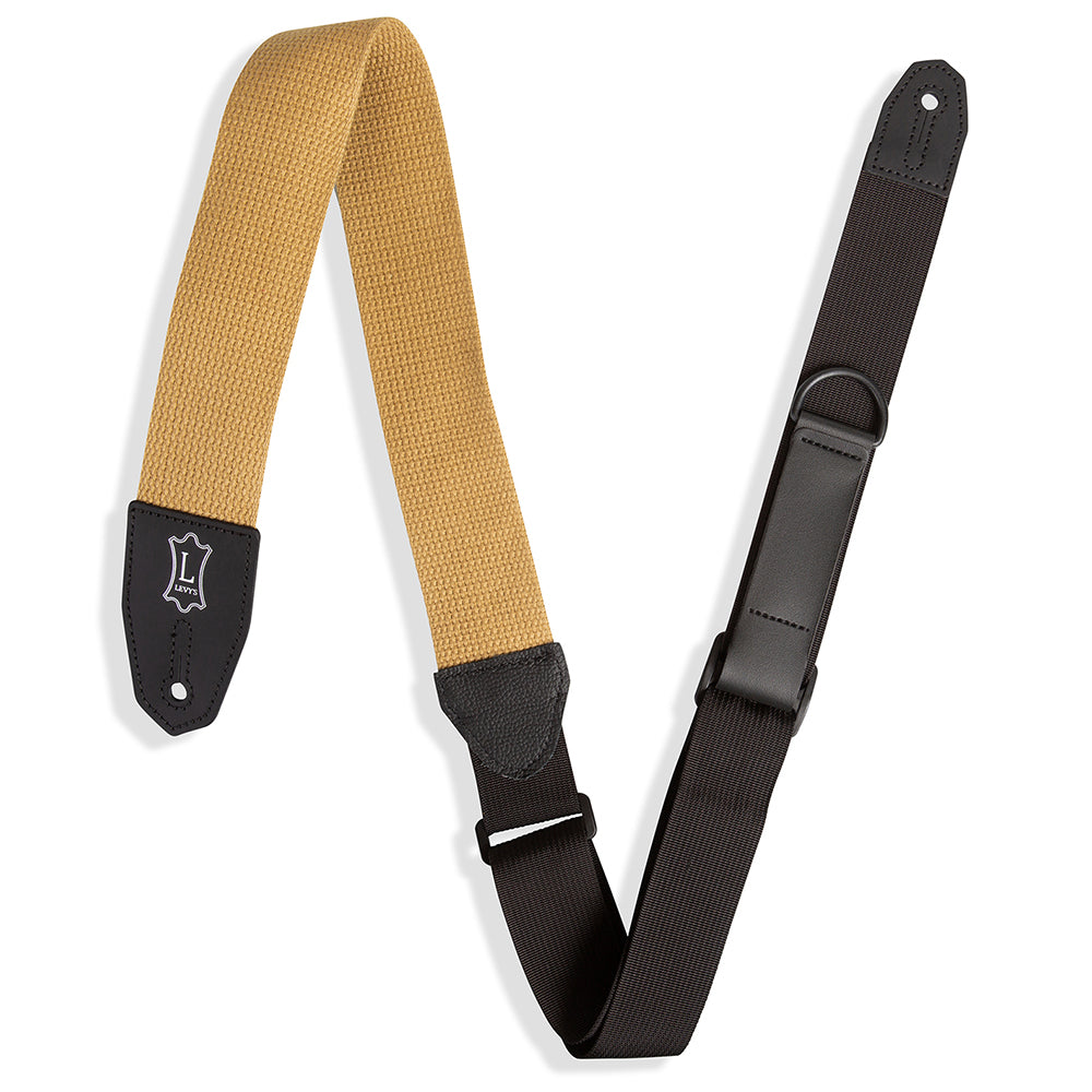 Levy’s MRHC-TAN Right Height Cotton Guitar Strap - Tan