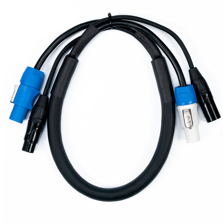 Accu-Cable Powercon / DMX Extension Cable 3 Feet
